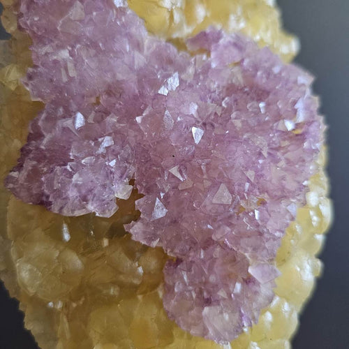 Yellow Botryoidal Fluorite & Purple Octahedral Fluorite | Fluorite Crown Jewel 2.9kgs