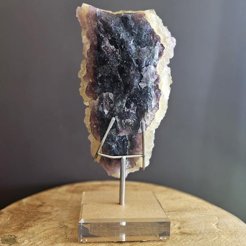 Yellow Botryoidal Fluorite & Purple Octahedral Fluorite | Fluorite Crown Jewel 2.9kgs