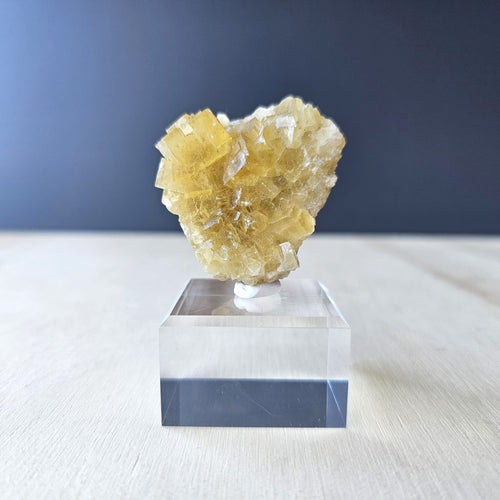 Yellow Cubed Moscona Fluorite | The Illuminator