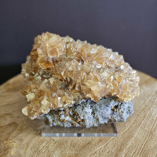 Yellow Cubic Calcite | Specimen 2.38kgs