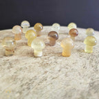 Yellow Fluorite Mini Mushrooms