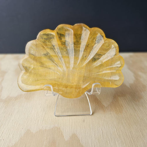 Yellow Fluorite Shell | Carving
