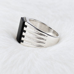 Men’s Black Onyx Signet Ring