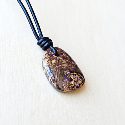 Yowah Nut Opal Pendant | Earth's Soul Current