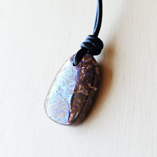 Yowah Nut Opal Pendant | Earth's Soul Current
