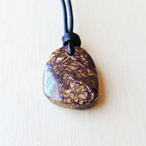 Yowah Nut Opal Pendant | Earth's Soul Current
