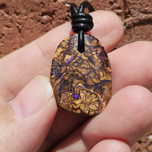 Yowah Nut Opal Pendant | Earth's Soul Current