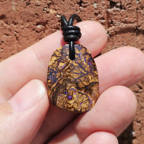 Yowah Nut Opal Pendant | Earth's Soul Current