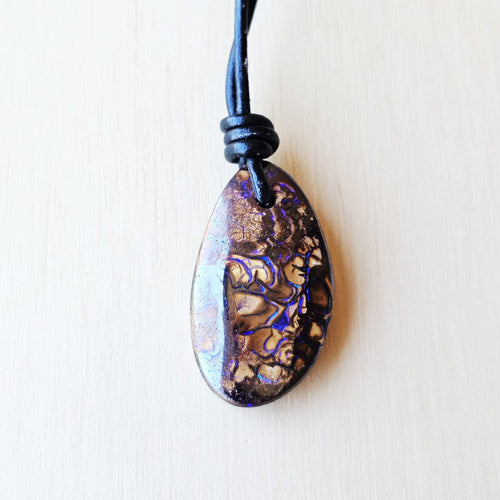 Yowah Nut Opal Pendant | Flow Of Spirit