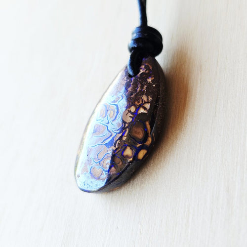 Yowah Nut Opal Pendant | Flow Of Spirit