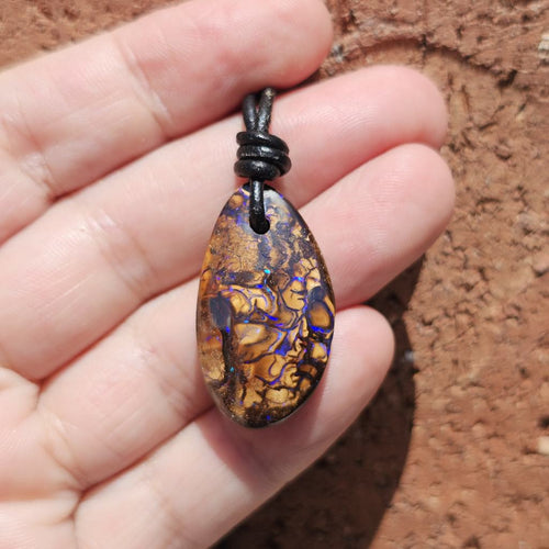 Yowah Nut Opal Pendant | Flow Of Spirit