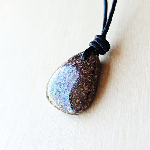 Yowah Nut Opal Pendant | Outback Pulse