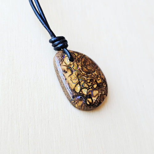 Yowah Nut Opal Pendant | The Earthline Opal