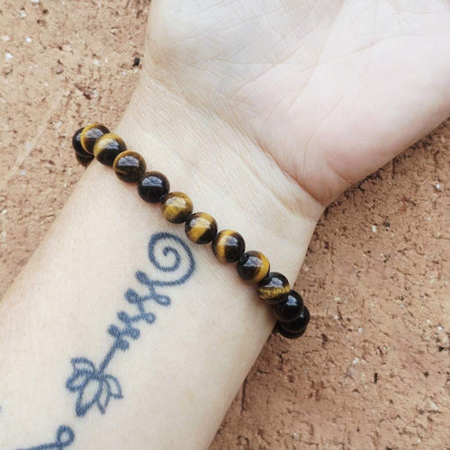 Crystal bracelet for strength, protection, and balanced personal power.