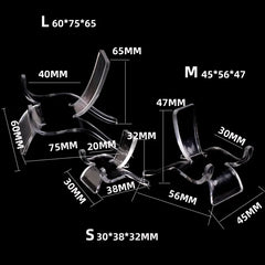 Acrylic Crystal Heart Display Stands For Specimens & Minerals