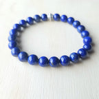 AAA-grade Lapis Lazuli crystal bracelet handmade in Australia for wisdom and truth.