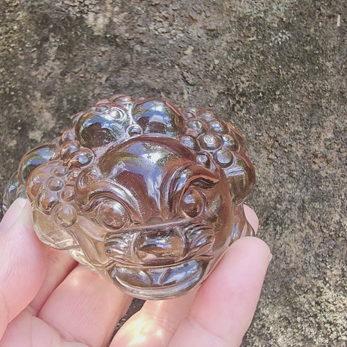 Smoky Quartz Money Toad | Keeper Of Fortune