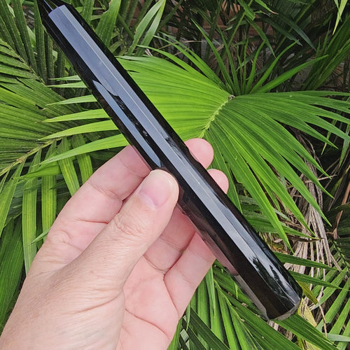 Obsidian Vogel Wand | 18 Sides