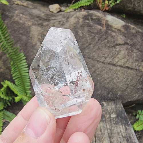 Copper Rutile Quartz | Faceted Freeform 39gms
