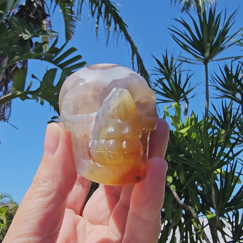Agate Skull | Subtle Spark Guardian