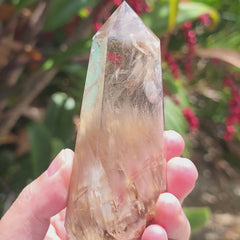 Pink Rabbit Hair Rutile Quartz | Collector Specimen