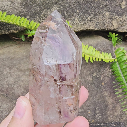 Faceted Inclusion Amethyst Freeform | Gateway To Clarity