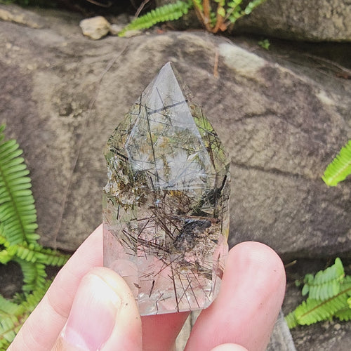 Tourmalinated, Inclusion Quartz Freeform | Whispers Of The Earth