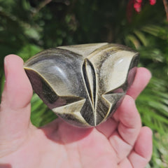 Gold Sheen Obsidian Butterfly | Golden Wings Of Transformation