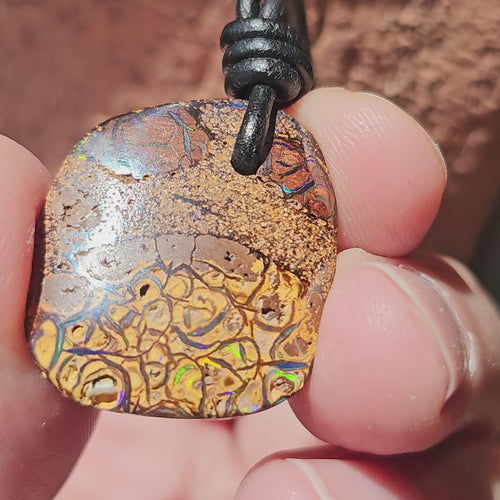 Yowah Nut Opal Pendant | Songline Opal