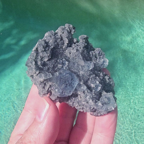 Green Blue Cubed Etched Fluorite | Specimen 66gms