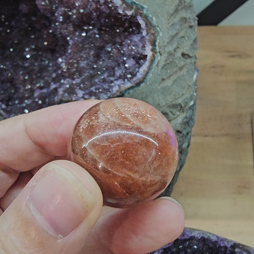 High Grade Sunstone | Sphere 36gms