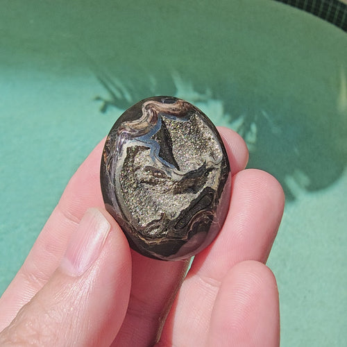 Pyritised Septarian Cabochon | 19gms