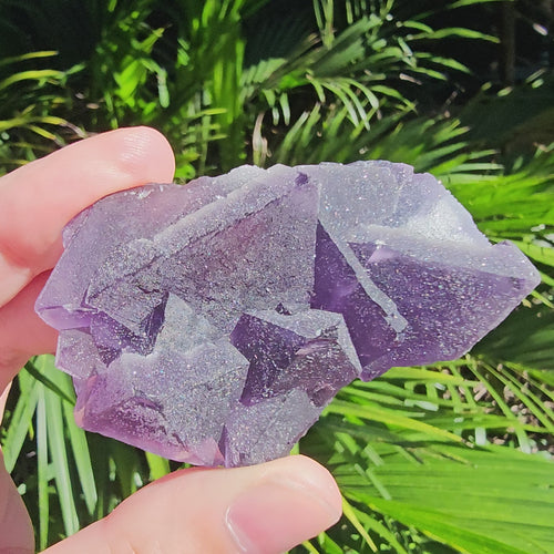 Polychromatic Blue Octahedral Fluorite | 98gms