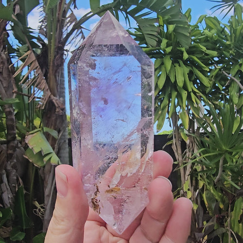 Smoky Amethyst Quartz Double Termination | Dual Flow