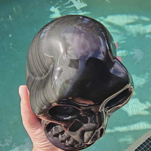 Rainbow Obsidian Skull | Rainbow Warrior