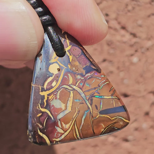 Boulder Opal Pendant | Koirot's Secret
