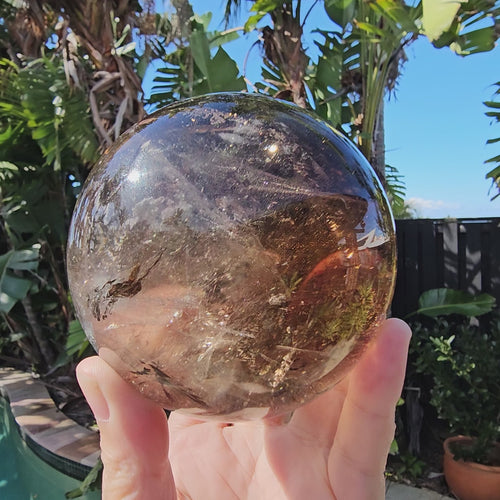 Smoky Quartz Sphere | The Guardian Orb