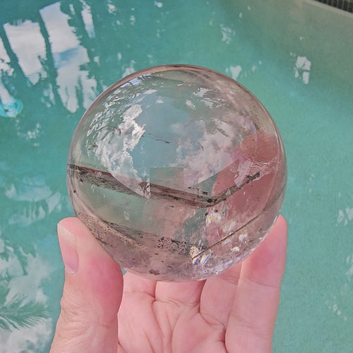 Inclusion Phantom Quartz | Sphere 545gms