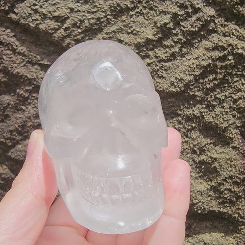 Clear Quartz Skull | Guardian of Transparency 447gms