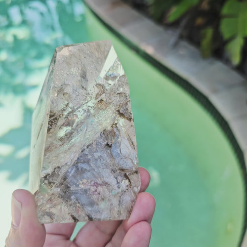 Inclusion Quartz With Enhydro | Ancient Current