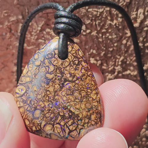 Yowah Nut Opal Pendant | Outback Pulse