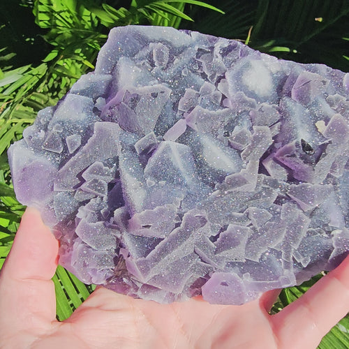 Polychromatic Blue Octahedral Fluorite | 886gms