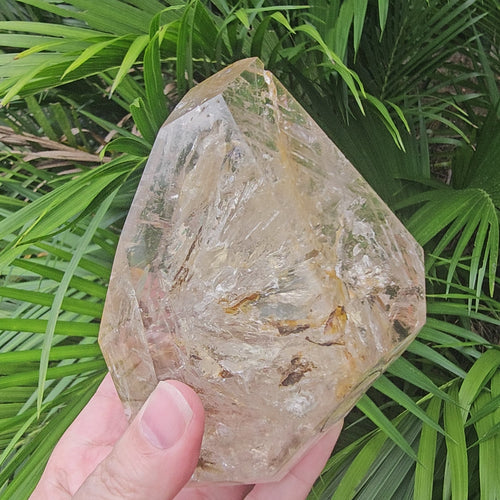 Inclusion Quartz Enhydro Faceted Freeform | Ancient Waters