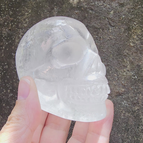 Clear Quartz Skull | Guardian of Light 333gms