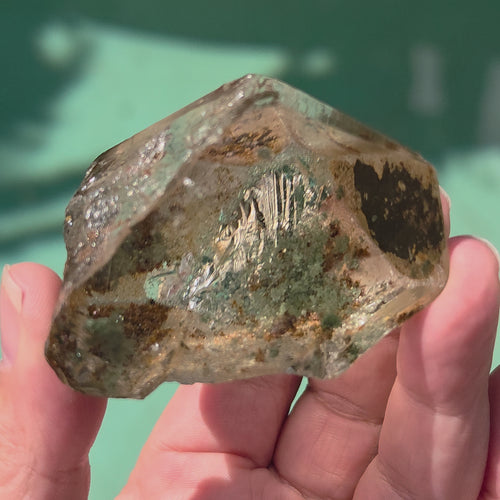 Inclusion Quartz Cut-Termination Crystal | Window Within