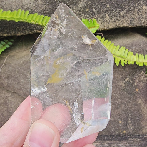 Clear Quartz Faceted Freeform | Wisps Of Energetic Light