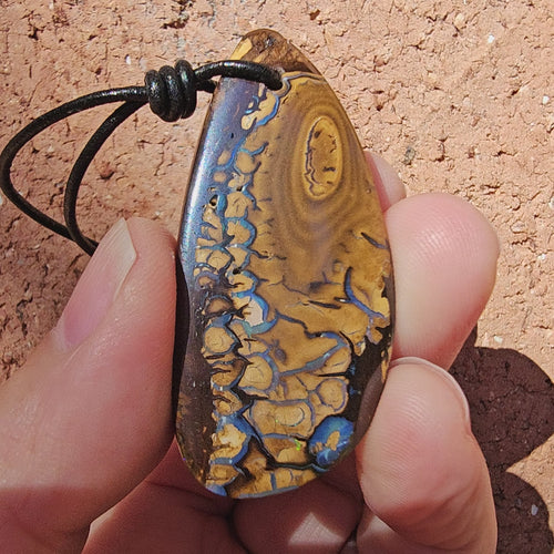 Boulder Opal Pendant | Ancient Streams