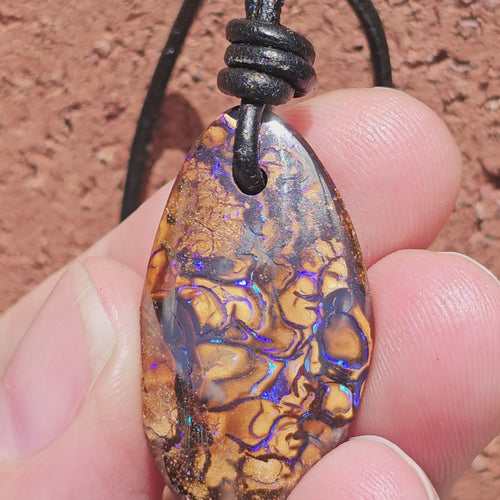 Yowah Nut Opal Pendant | Flow Of Spirit