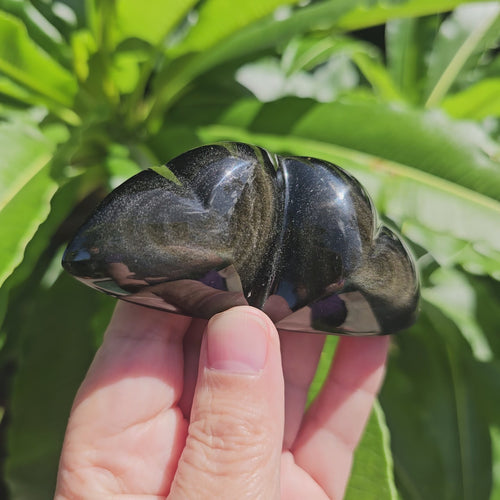 Gold Sheen Obsidian | Twin Heart 139gms