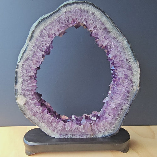 Brazillian Amethyst Portal On Stand | Portal Of Tranquility
